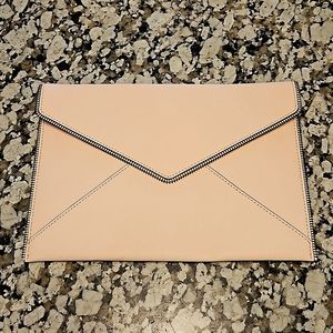 Rebecca Minkoff Light Pink Leo Clutch